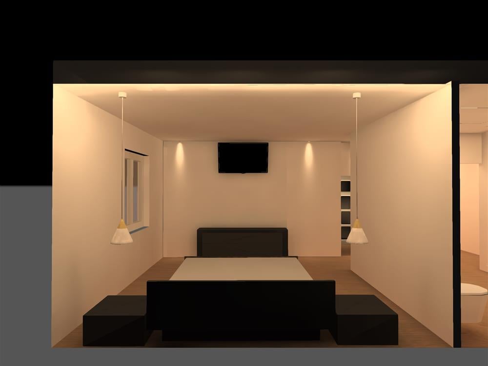 illuminazione stanza da letto
